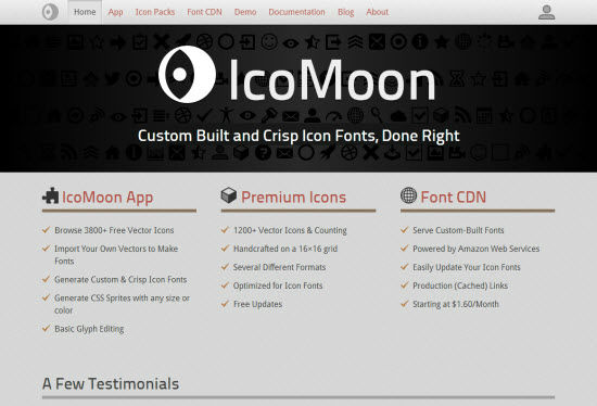 550x374 Icomoon, Fontello And Best Of Icon Fonts