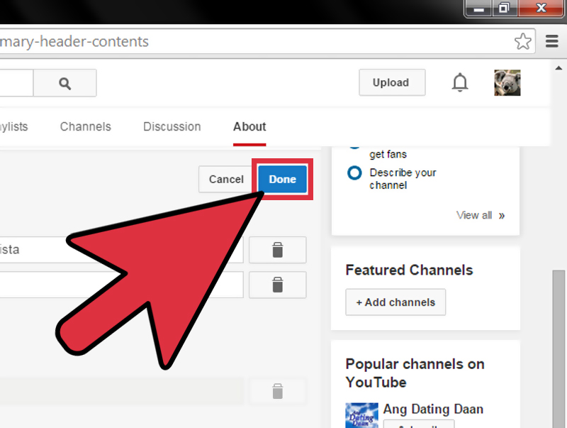 800x603 How To Add Links On Your Youtube Channel Art Steps