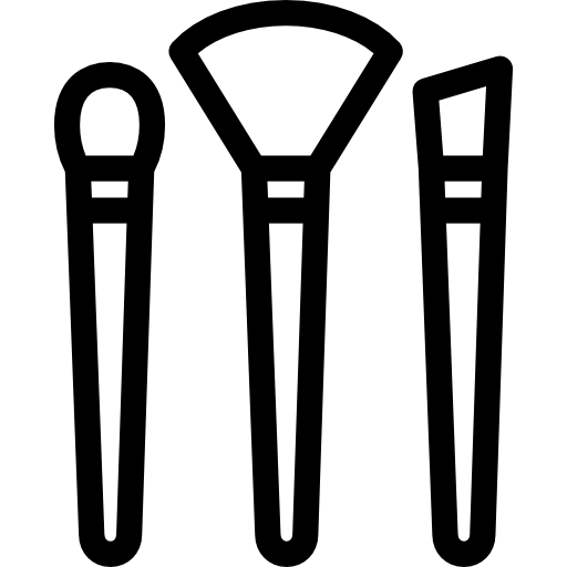 512x512 Makeup Brushes Icons Free Download