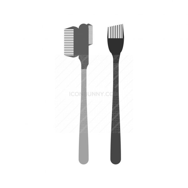 600x600 Eyebrow Brush Greyscale Icon