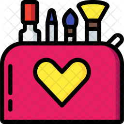 256x256 Makeup Icon Of Colored Outline Style