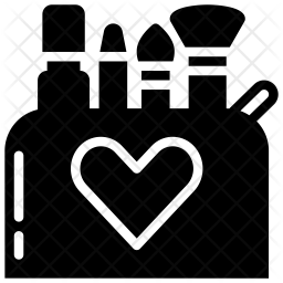 256x256 Makeup Icon Of Glyph Style