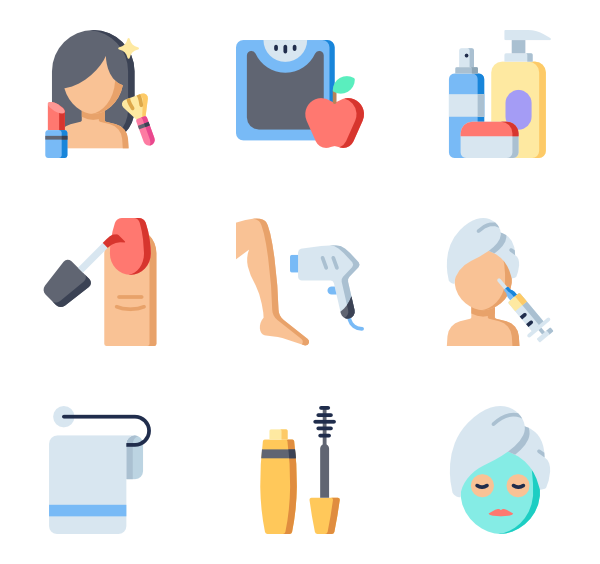 600x564 Makeup Icons