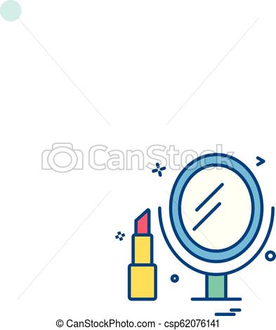 393x470 Makeup Icon Design Vector