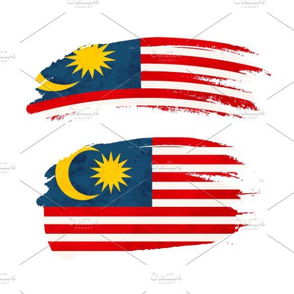 Brush Stroke With Malaysia Flag Travel Icons Travel Icons 580x580 Brush Stroke With Malaysia Flag Travel Icons Travel Icons