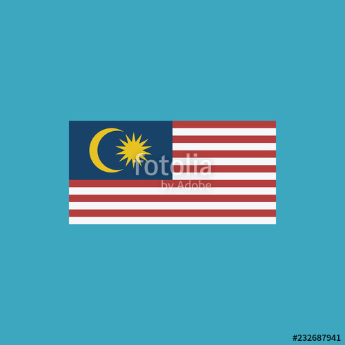 Malaysia Flag Icon In Flat Design Stock Image And Royalty Free 500x500 Malaysia Flag Icon In Flat Design Stock Image And Royalty Free