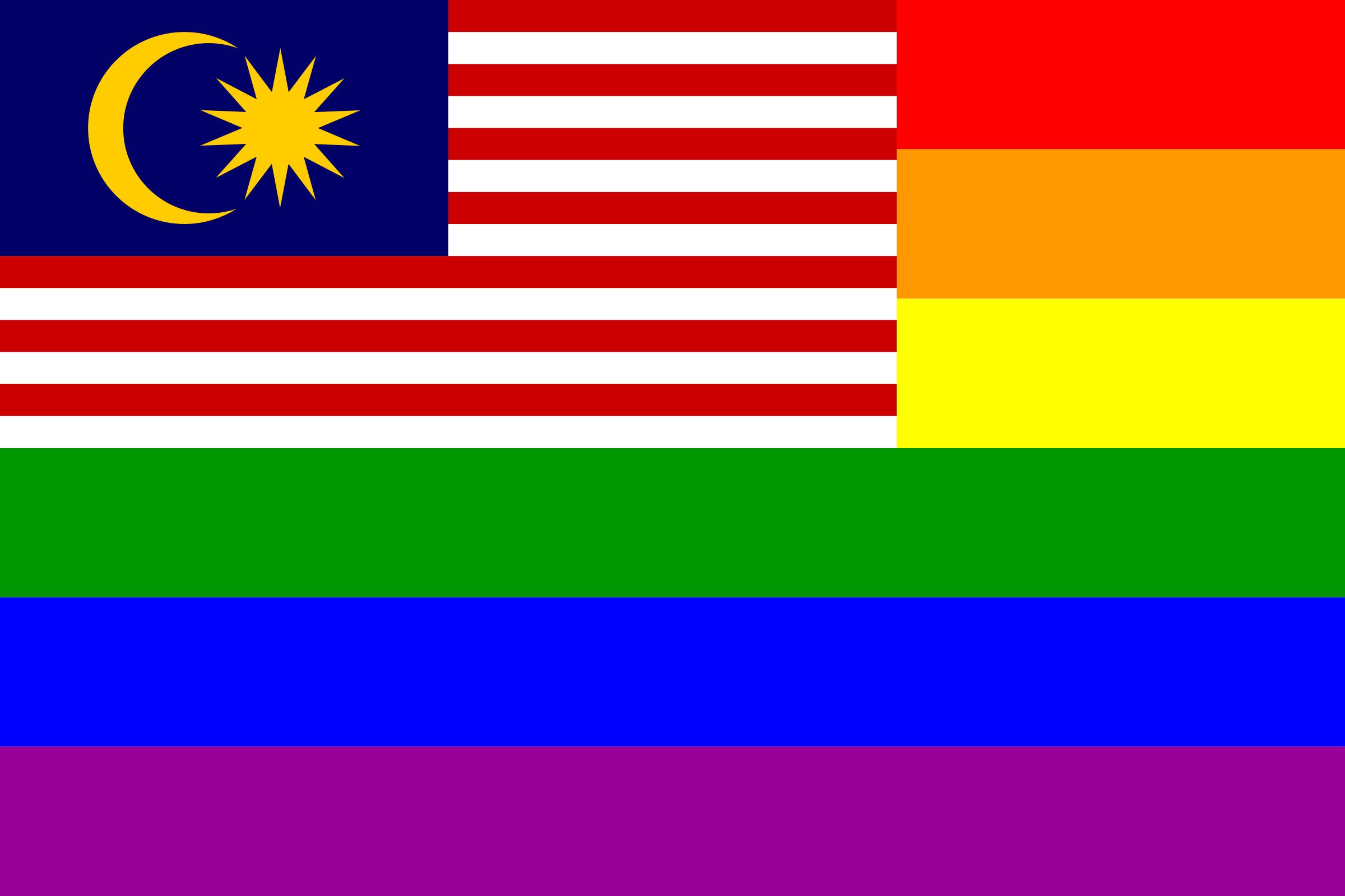 The Malaysia Rainbow Flag Icons Png 2400x1600 The Malaysia Rainbow Flag Icons Png