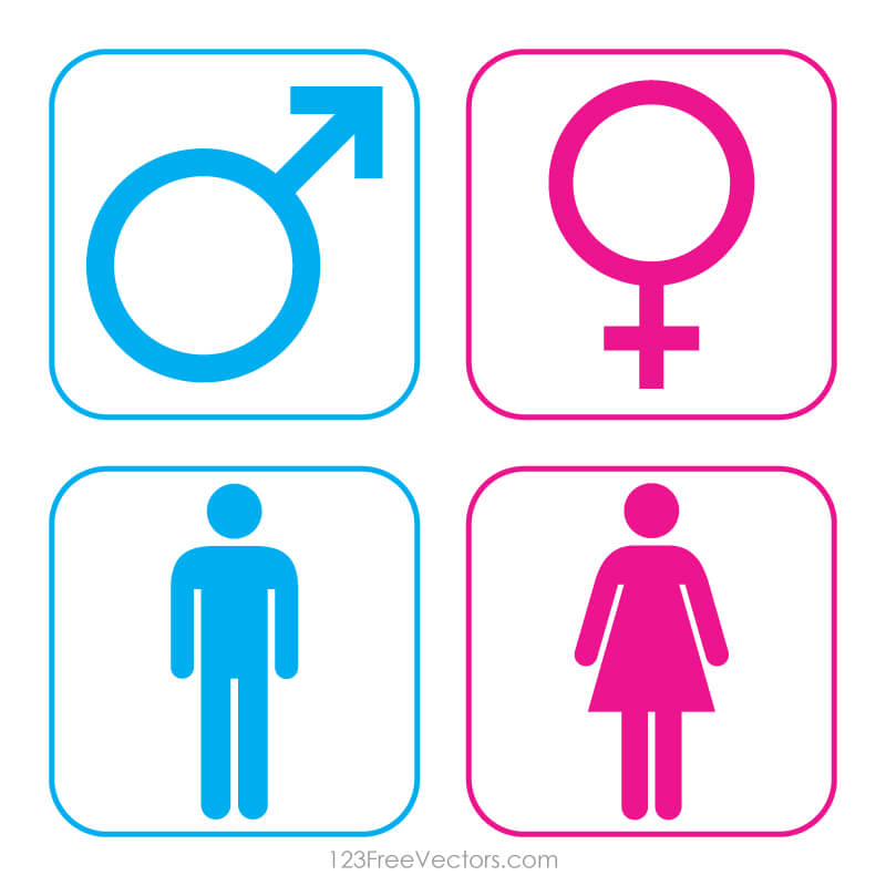 800x800 Male And Female Icons