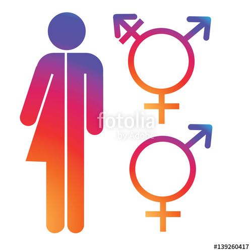 500x500 Unisex Symbol Icon Collection Male And Female Symbols