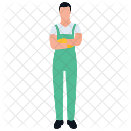 256x256 Male Avatar Icon Of Flat Style