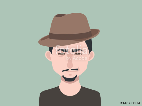 500x375 Male Avatar Icon In Flat Style Male User Icon Cartoon Man Avatar