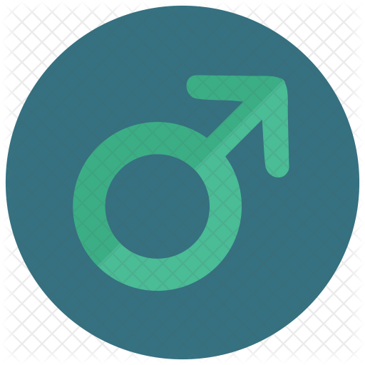 512x512 Male Gender Icon Of Flat Style