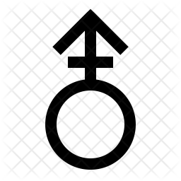 256x256 Male Gender Icon Of Line Style