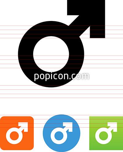 400x493 Male Gender Symbol Icon