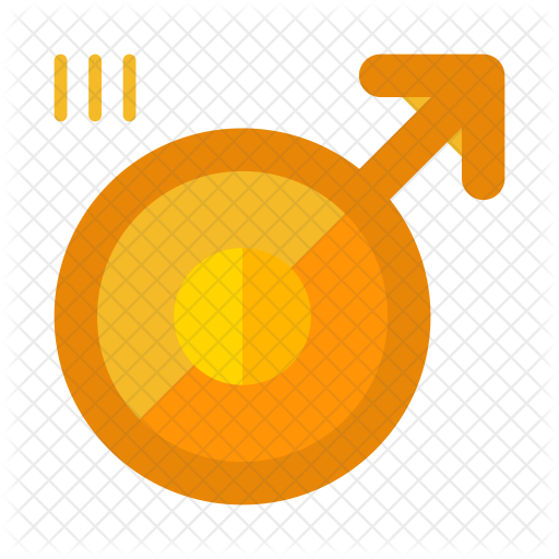 512x512 Male Gender Icon Of Colored Outline Style