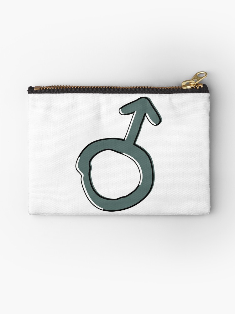 750x1000 Male Gender Male Gender Symbol Zipper Pouch