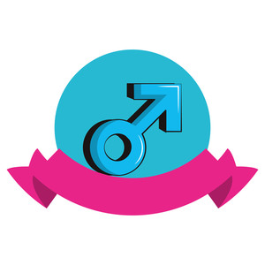 300x300 Male Gender Symbol Royalty Free Vectors