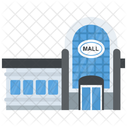 Mall Icon Of Flat Style 256x256 Mall Icon Of Flat Style
