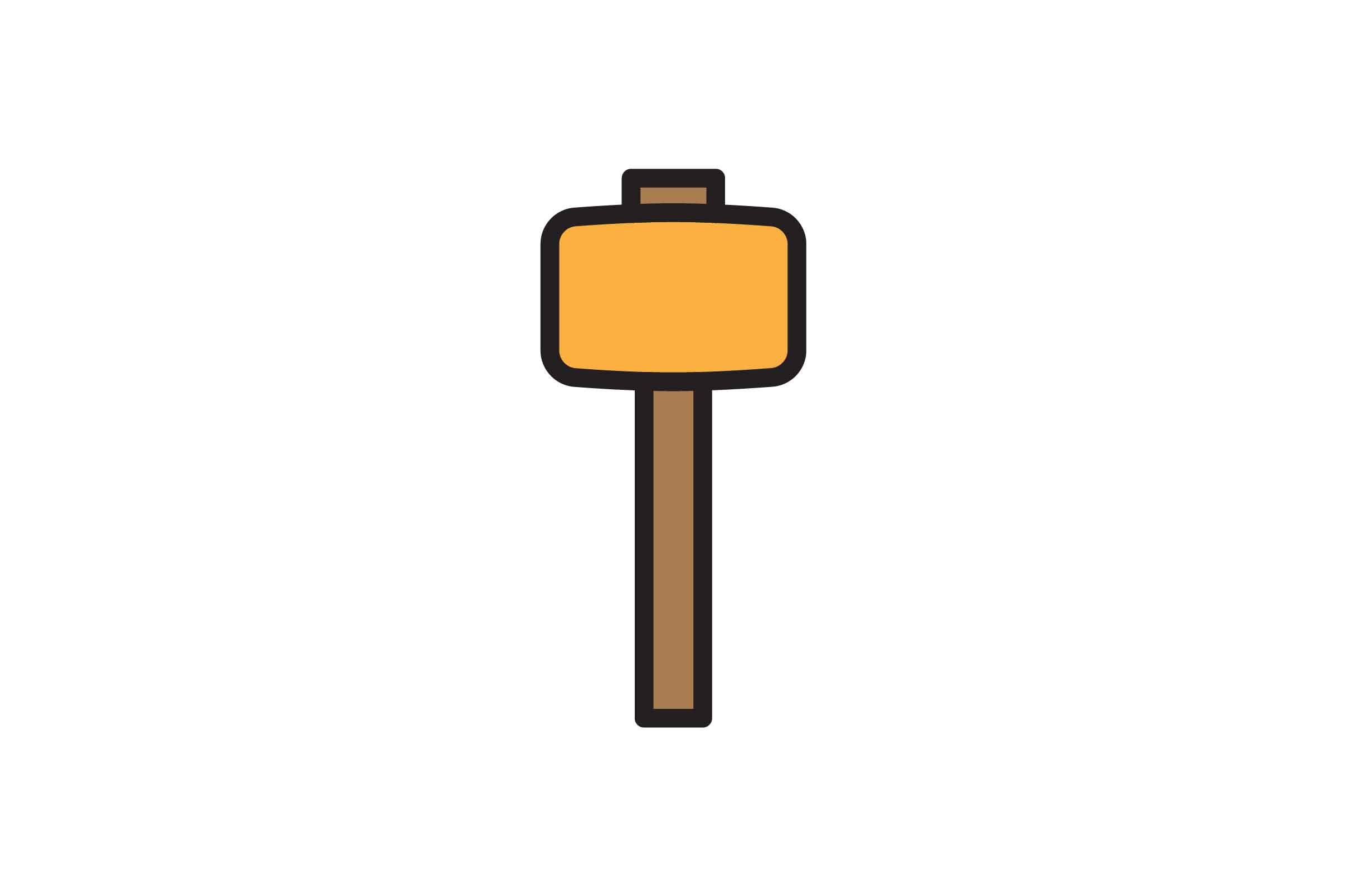 2417x1609 Mallet Icon Graphic