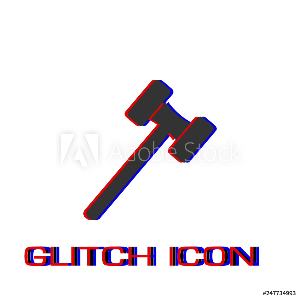 1000x1000 Photo Art Print Mallet Icon Flat Europosters