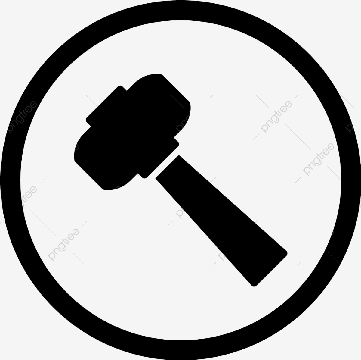 1200x1195 Vector Hammer Icon, Hammer, Mallet, Construction Png And Vector