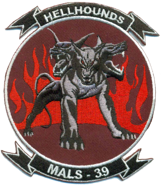 533x610 Hd Usmc Mals Hellhounds No Velco Patch New