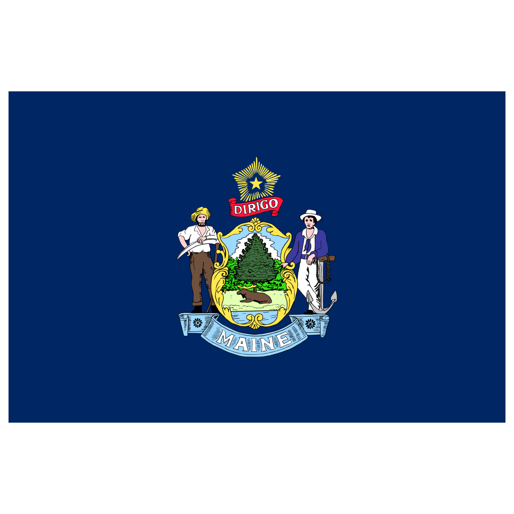 1024x1024 Us Me Maine Flag Icon