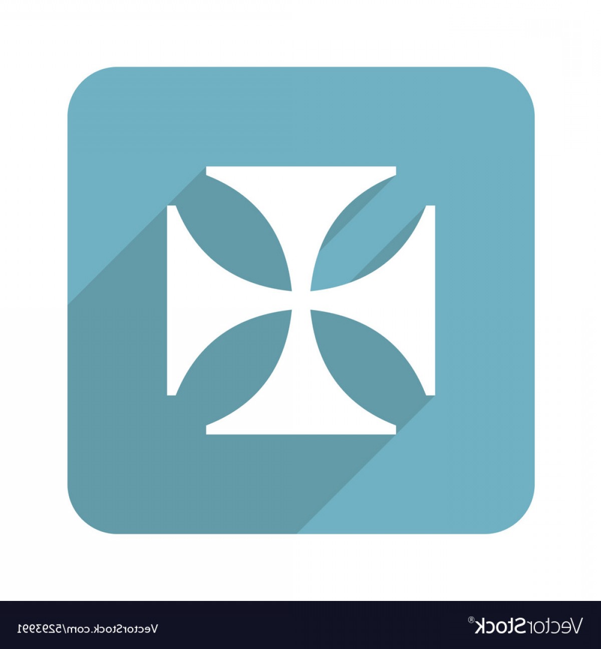 1200x1296 Square Maltese Cross Icon Vector Soidergi