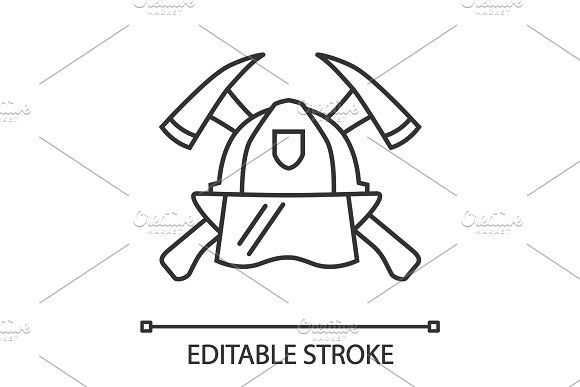 580x387 Firefighters Maltese Cross Linear Icon
