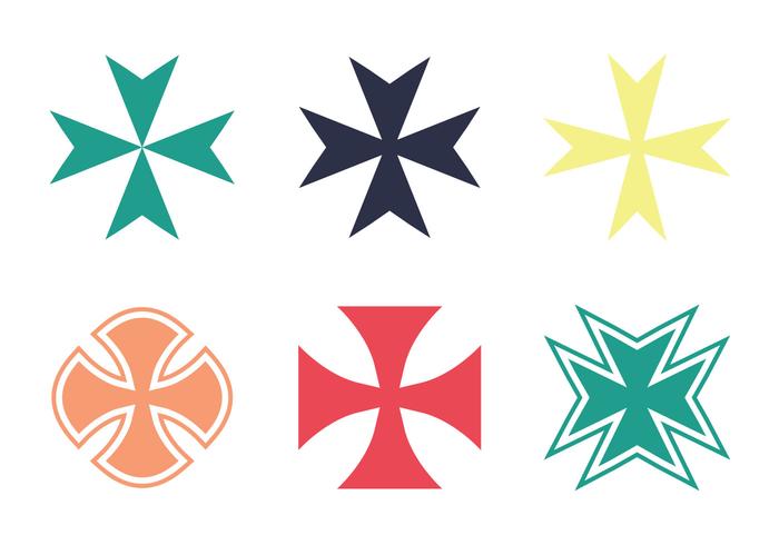 700x490 Free Maltese Cross Vector Icon