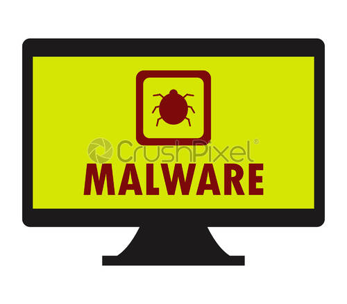 500x438 Malware Icon, Stock Vector Crushpixel