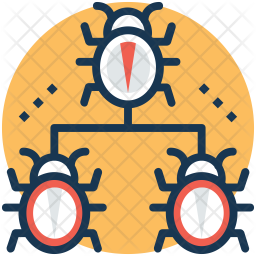 256x256 Malware Icon Of Colored Outline Style