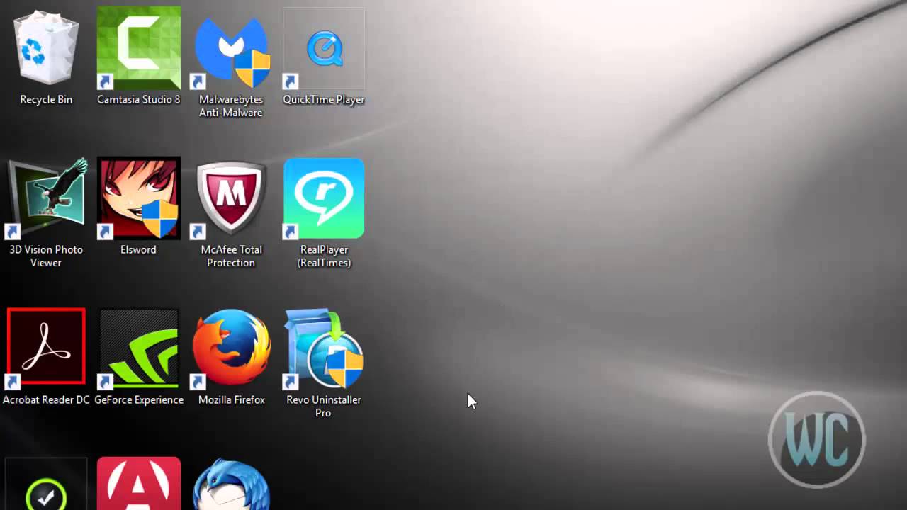 1280x720 Desktop Icon Size Standard