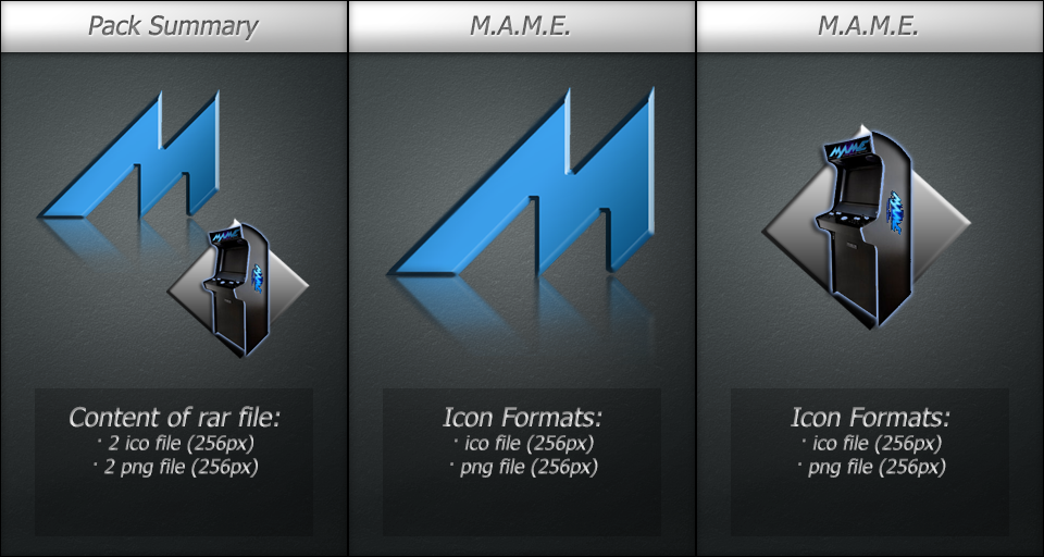 960x512 Mame Icons Pack