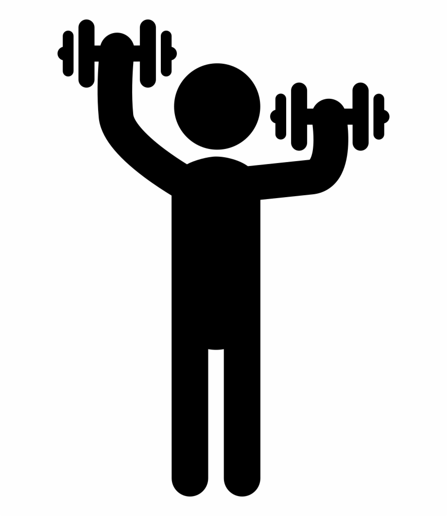 920x1060 Standing Man Silhouette Lifting Dumbbells Comments