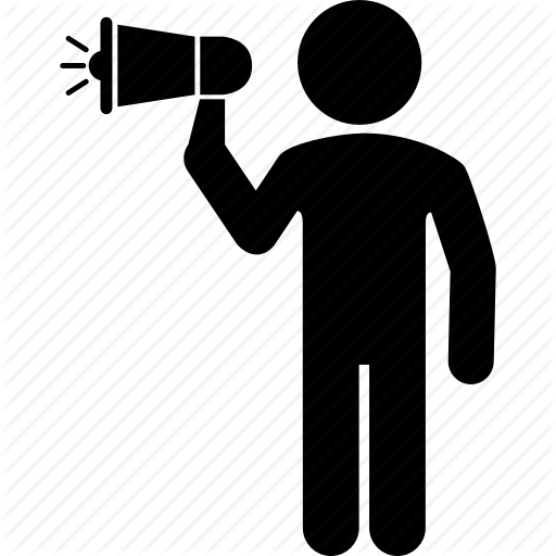 512x512 Download Free Png Communication, Man, Megaphone, Speech Icon