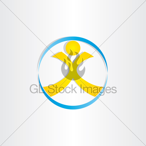 Letter X Man In Circle Icon Gl Stock Images 500x500 Letter X Man In Circle Icon Gl Stock Images