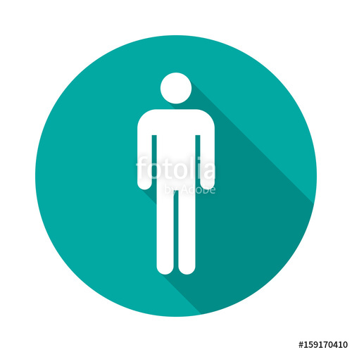 Man Circle Icon With Long Shadow Flat Design Style Man Simple 500x500 Man Circle Icon With Long Shadow Flat Design Style Man Simple