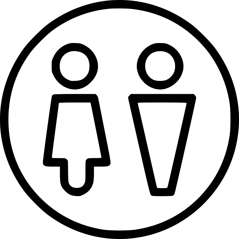 Woman Man Circle Shape Sign Bathroom Png Icon Free Download 980x980 Woman Man Circle Shape Sign Bathroom Png Icon Free Download