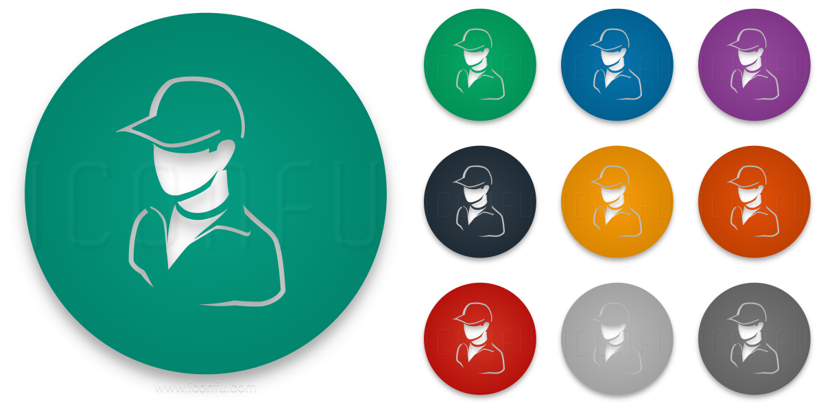 Delivery Man Icon 1200x600 Delivery Man Icon