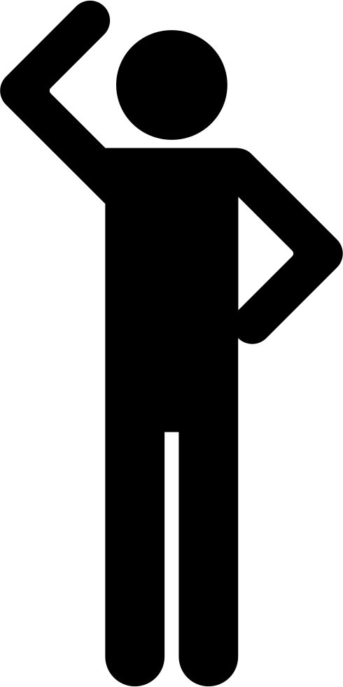 490x982 One Arm Up Silhouette Comments