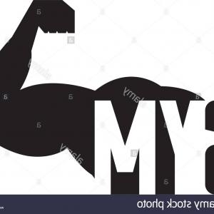 300x300 Stock Photo Arm Strong Man Silhouette Icon Soidergi