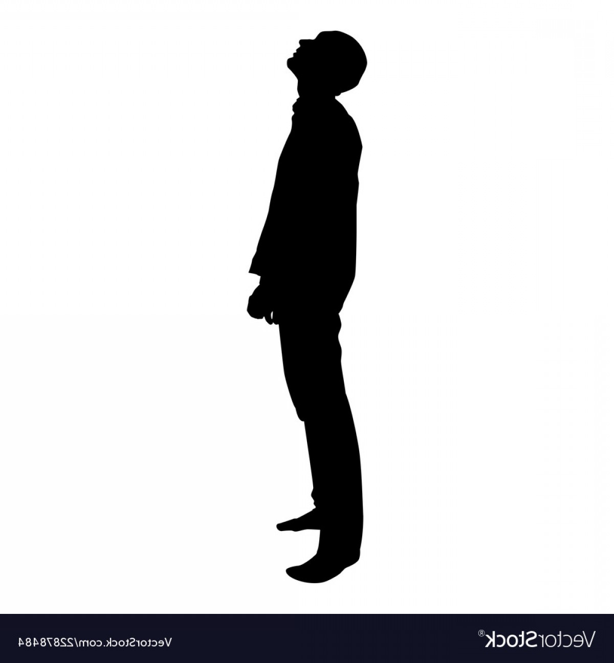 1200x1296 Vector Man Standing Looking Up Catchsplace
