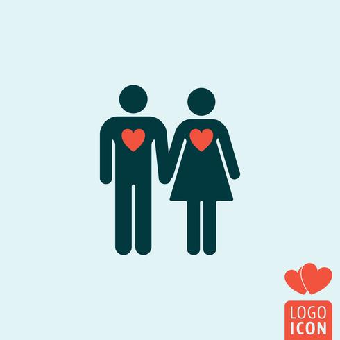 490x490 Man And Woman Icon Isolated