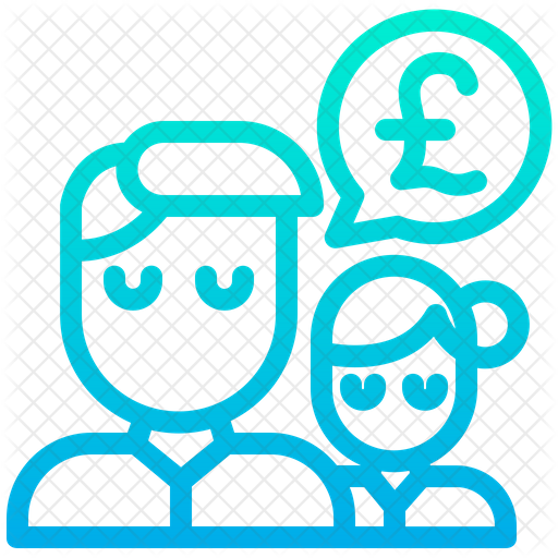 512x512 Pound Man To Woman Icon Of Gradient Style