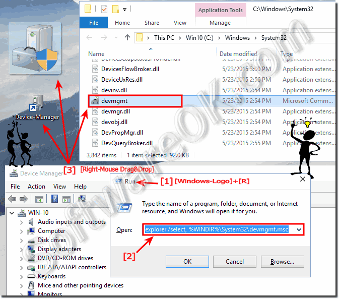 673x593 Shortcut For Device Manager On Windows Desktop, How