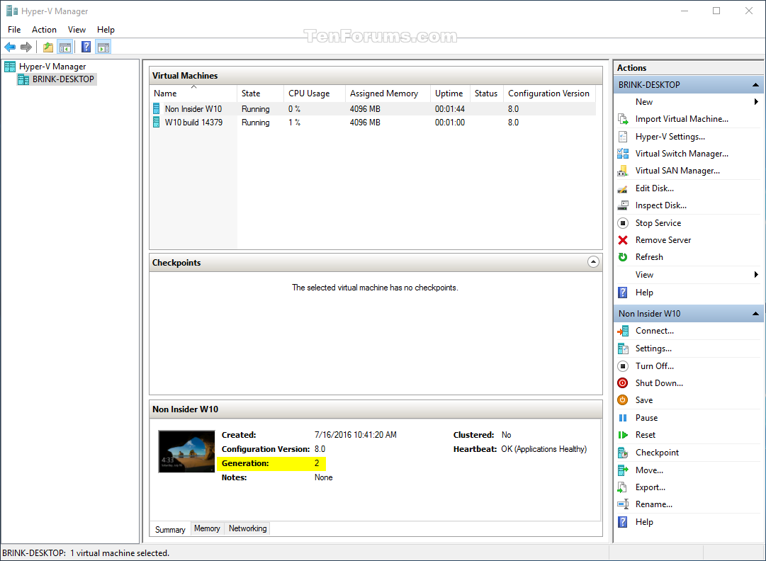 1081x792 Create Hyper V Manager Shortcut In Windows Tutorials