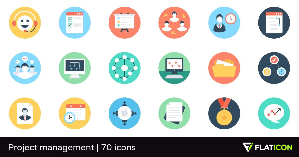 1200x630 Project Management Free Icons