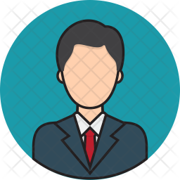 256x256 Manager Icon Of Colored Outline Style