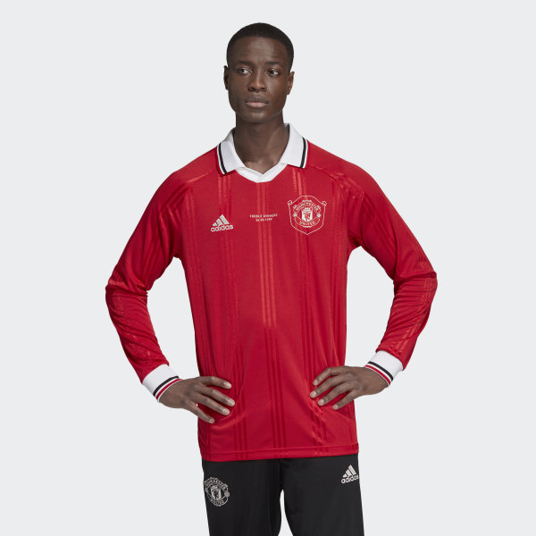 600x600 Adidas Manchester United Icon Long Sleeve Top